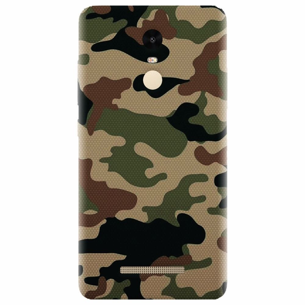 Husa silicon pentru Xiaomi Redmi Note 3, Camuflaj