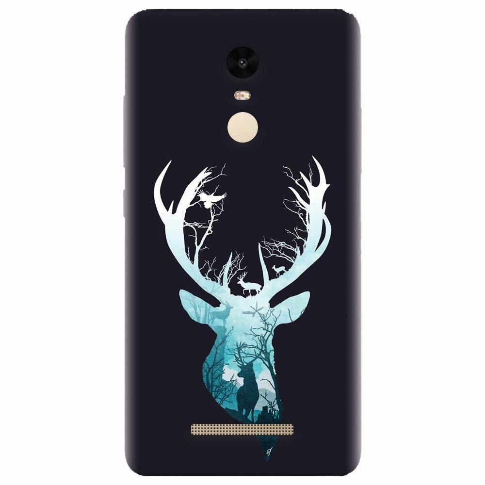 Husa silicon pentru Xiaomi Redmi Note 3, Cerb