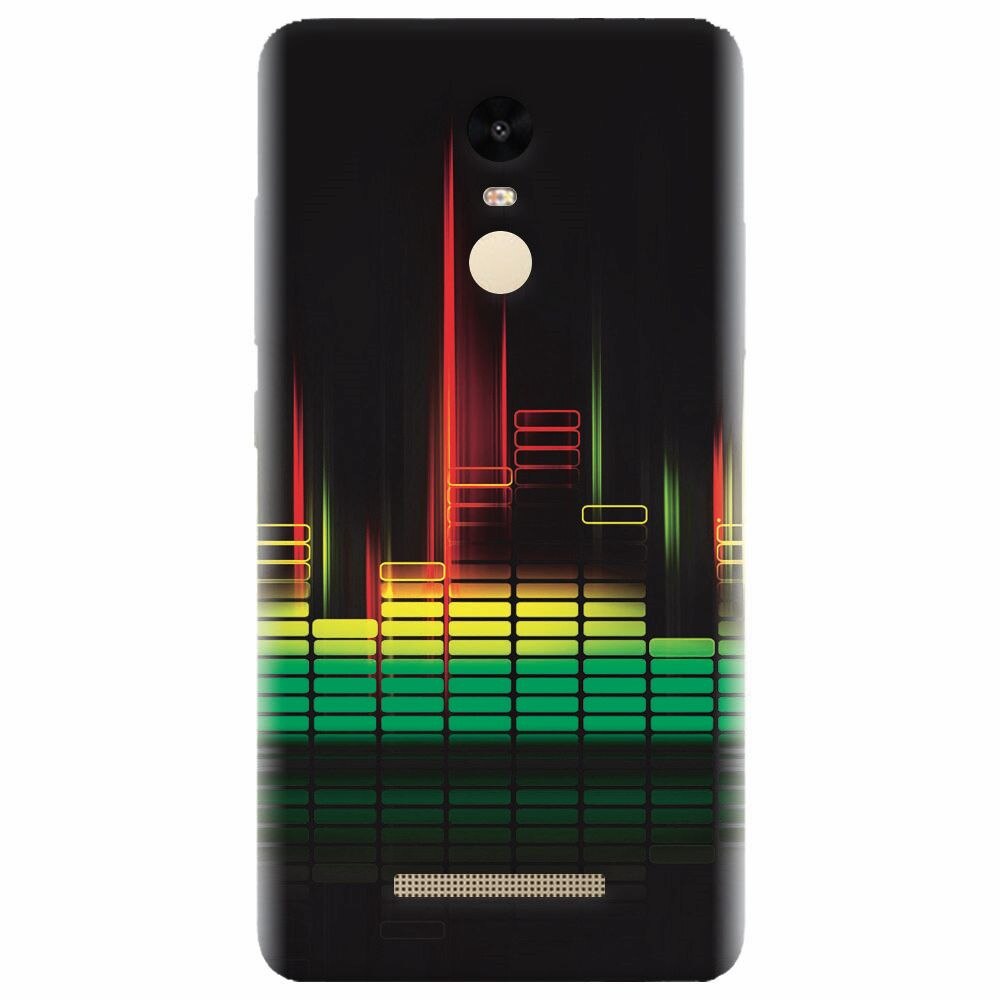 Husa silicon pentru Xiaomi Redmi Note 3, Abstract Dj Sound System