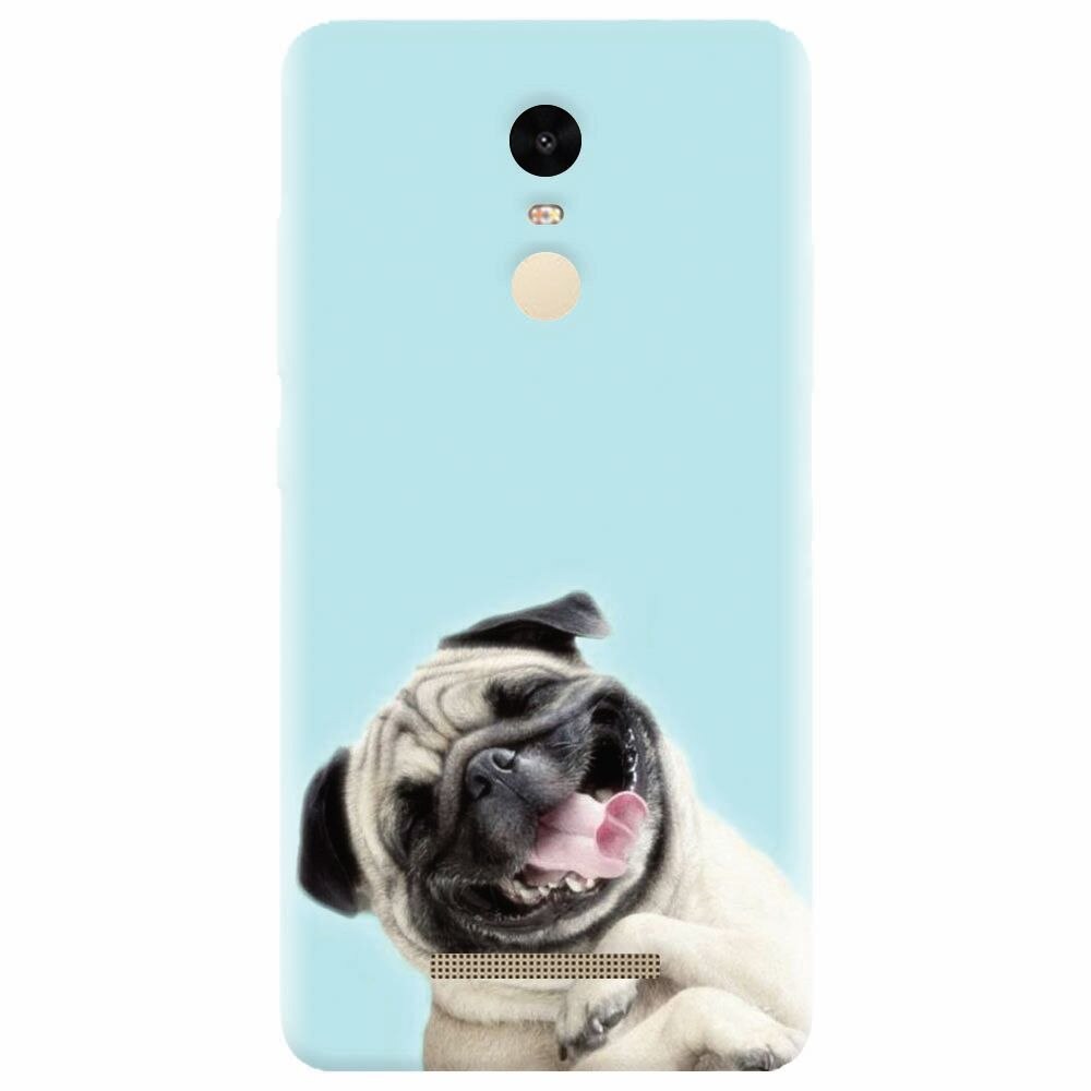 Husa silicon pentru Xiaomi Redmi Note 3, Happy Dog