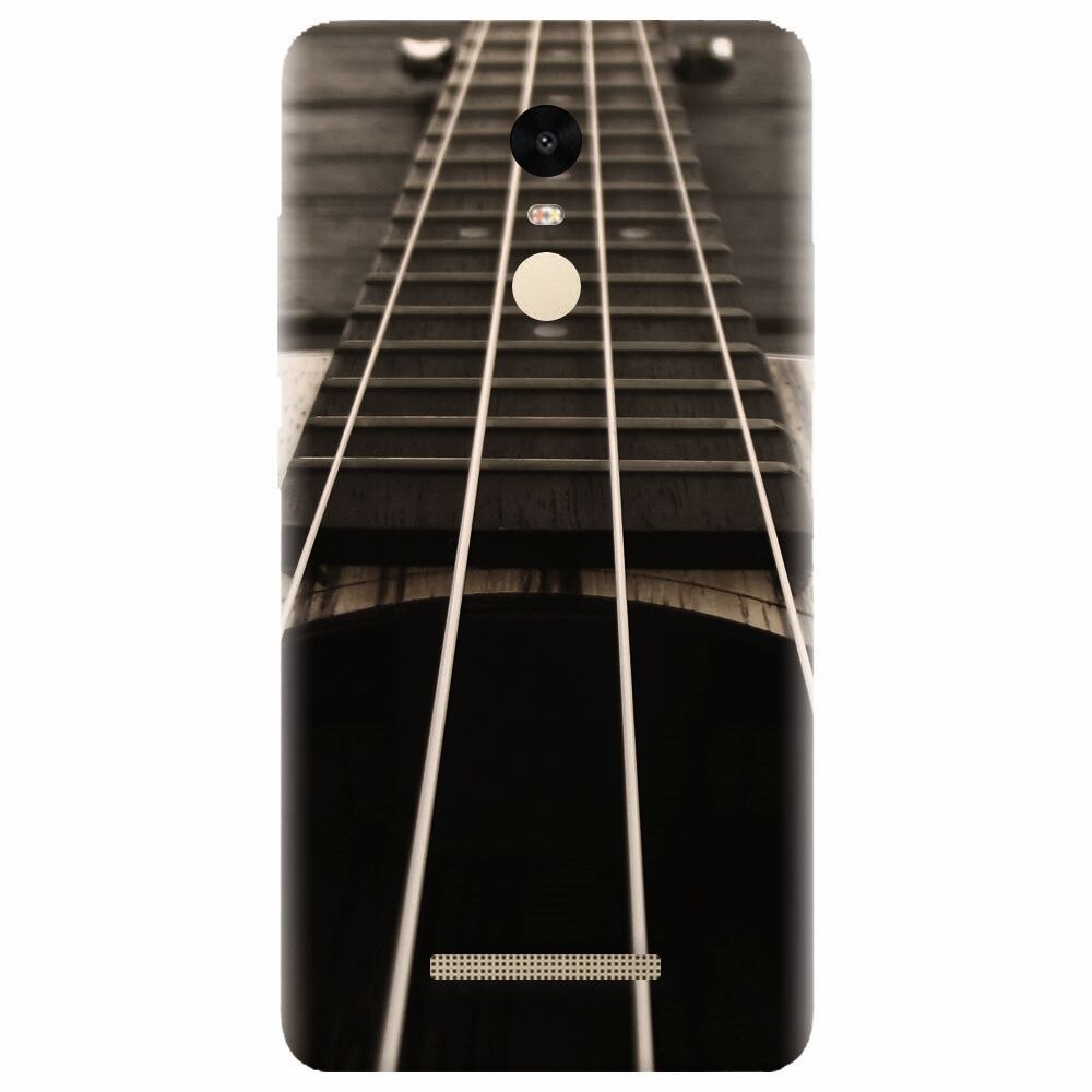 Husa silicon pentru Xiaomi Redmi Note 3, Bass Guitar