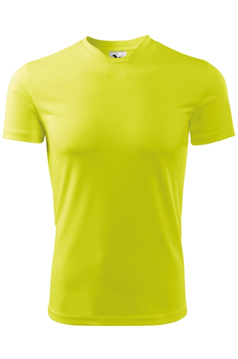 Fantasy férfi póló, neonsárga, XS-es méret