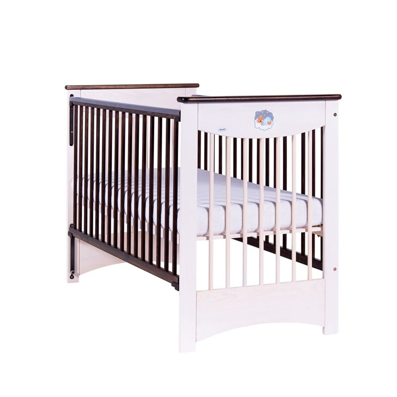 Patut din lemn cu laterala culisanta Drewex Mocca 120 x 60 cm MCCA3, Multicolor