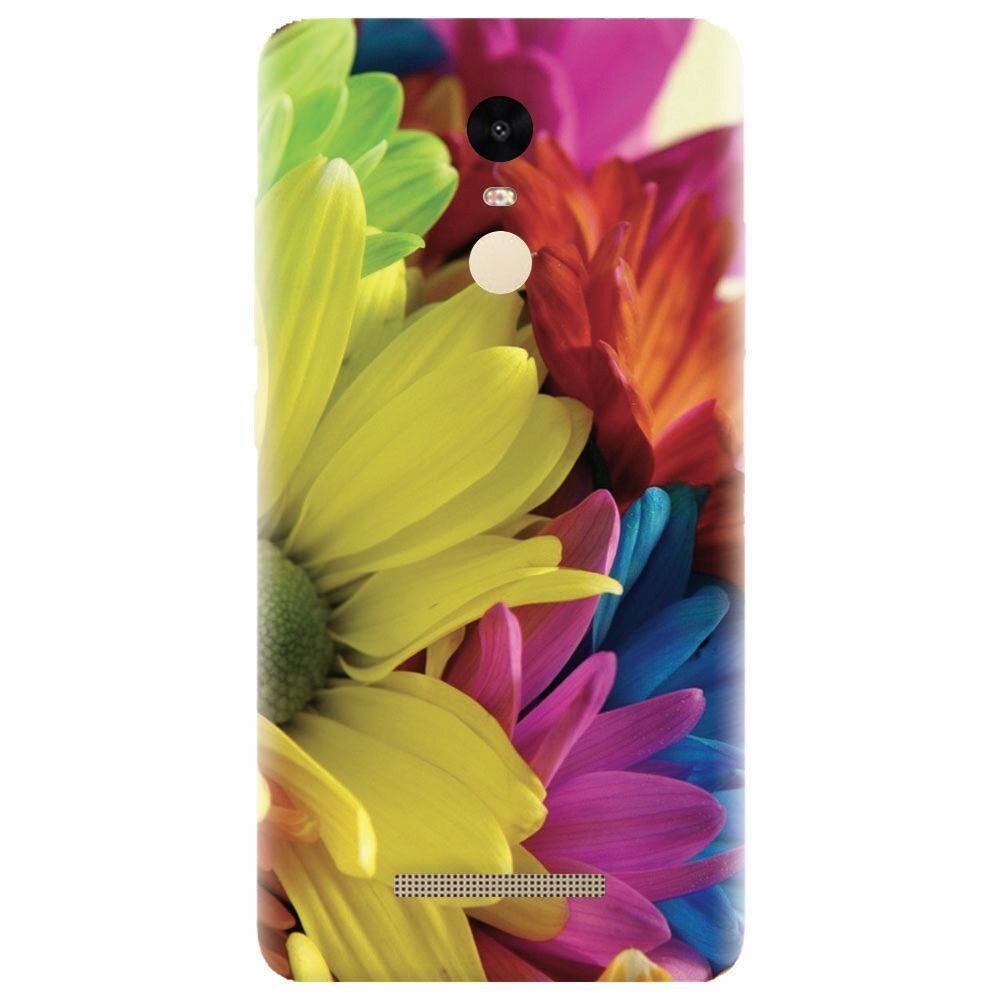 Husa silicon pentru Xiaomi Redmi Note 3, Flower