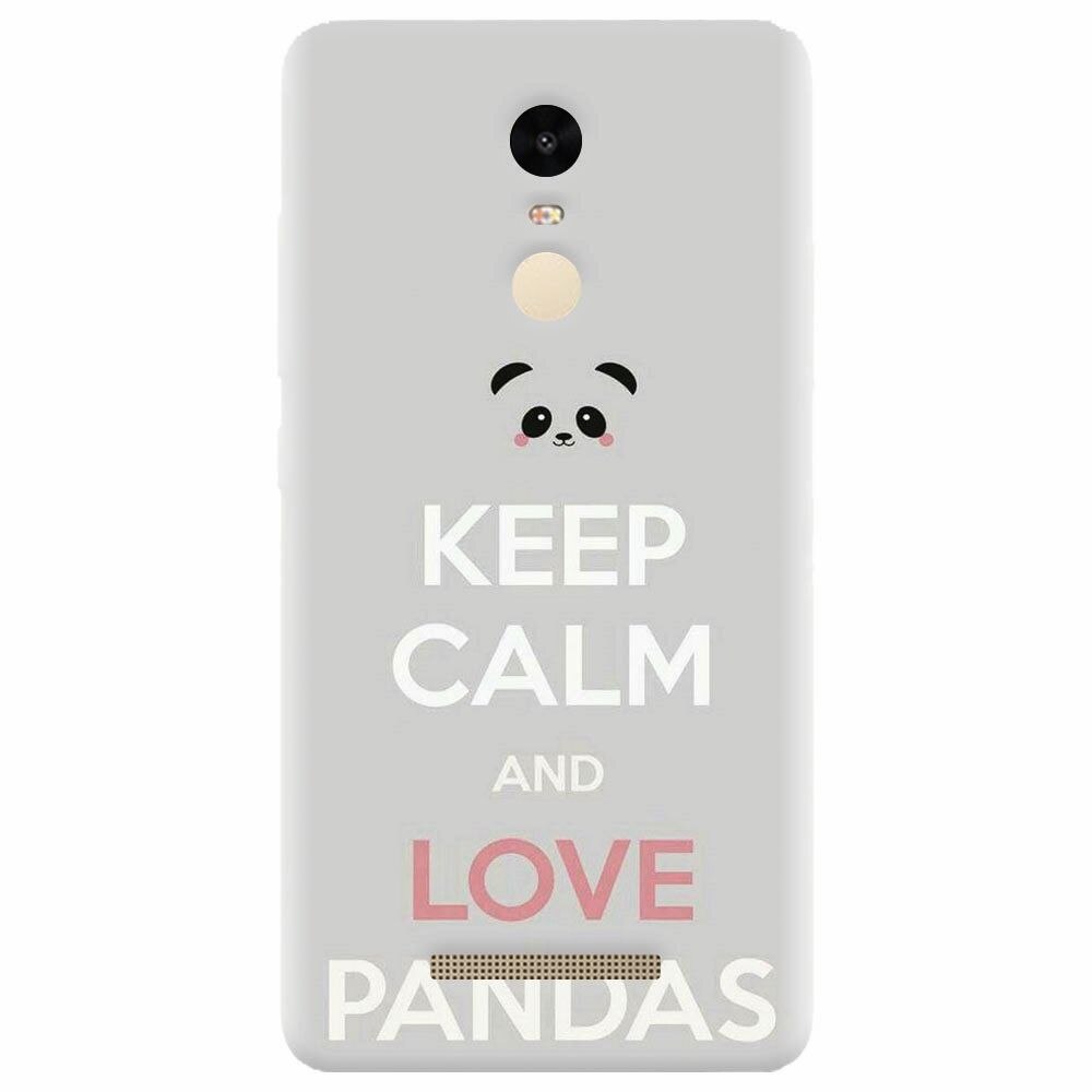 Husa silicon pentru Xiaomi Redmi Note 3, Panda Phone