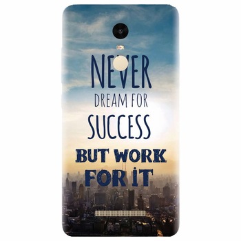 Husa silicon pentru Xiaomi Redmi Note 3, Never Dream Husa silicon pentru Xiaomi Redmi Note 3, Never Dream