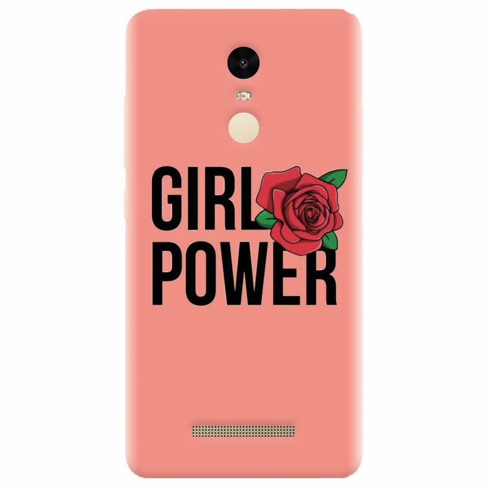 Husa silicon pentru Xiaomi Redmi Note 3, Girl Power 2