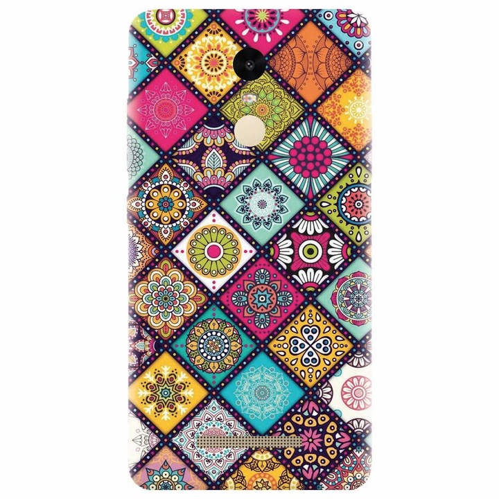 Husa silicon pentru Xiaomi Redmi Note 3, Mandala Pattern