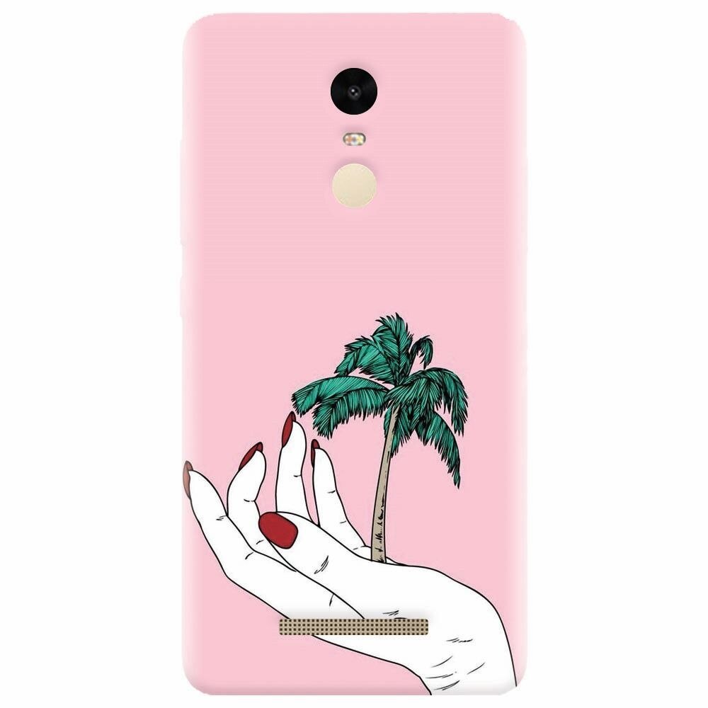Husa silicon pentru Xiaomi Redmi Note 3, Palm Tree