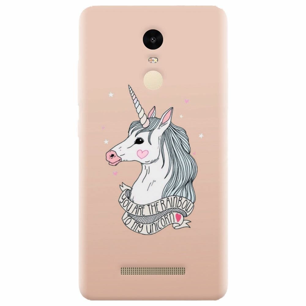 Husa silicon pentru Xiaomi Redmi Note 3, Cute Rose Gold