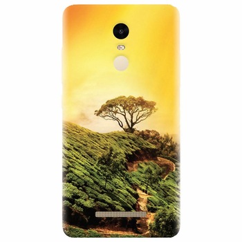 Husa silicon pentru Xiaomi Redmi Note 3, Hill Top Tree Golden Light Husa silicon pentru Xiaomi Redmi Note 3, Hill Top Tree Golden Light