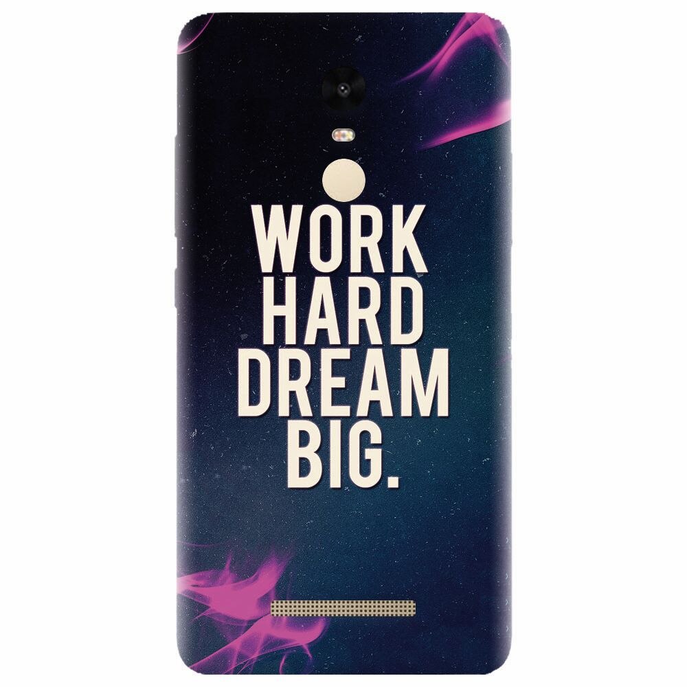 Husa silicon pentru Xiaomi Redmi Note 3, Dream Big
