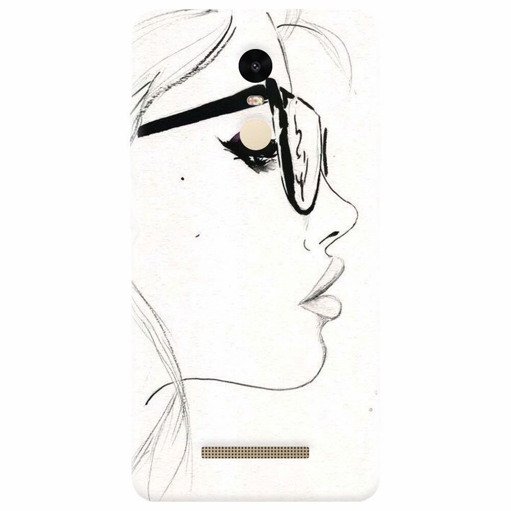 Husa silicon pentru Xiaomi Redmi Note 3, Girl Face