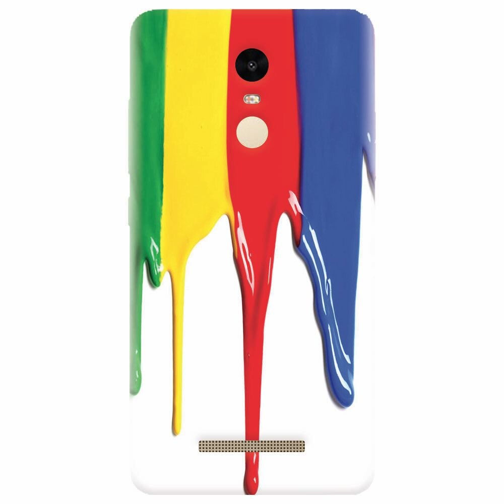 Husa silicon pentru Xiaomi Redmi Note 3, Dripping Colorful Paint