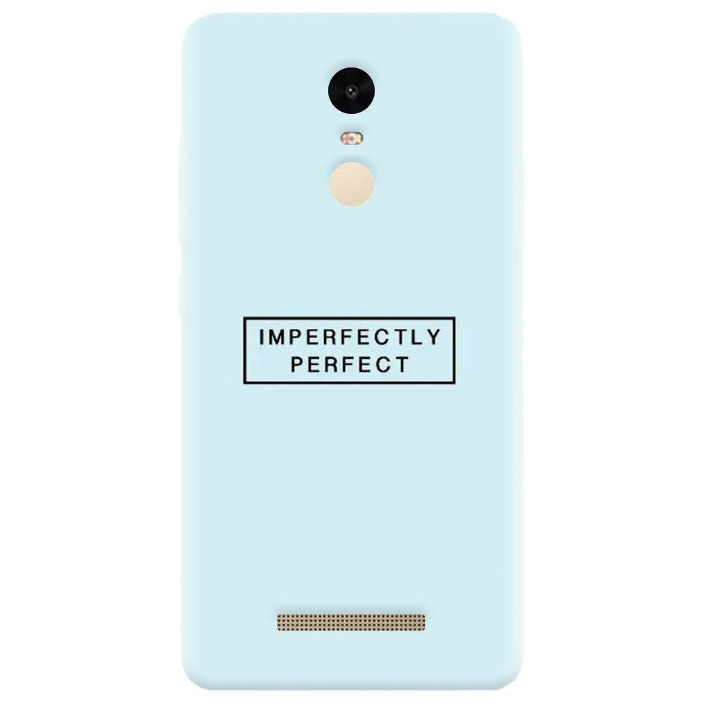 Husa silicon pentru Xiaomi Redmi Note 3, Imperfectly Perfect