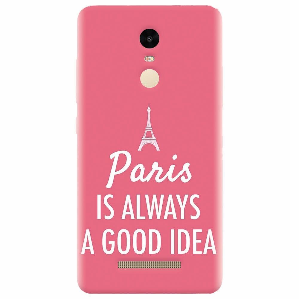 Husa silicon pentru Xiaomi Redmi Note 3, Paris Is Always A Good Idea