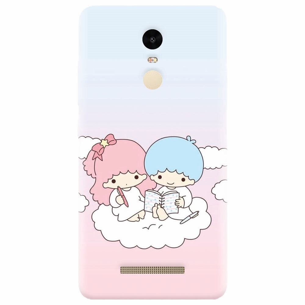 Husa silicon pentru Xiaomi Redmi Note 3, Little Twins On Cloud