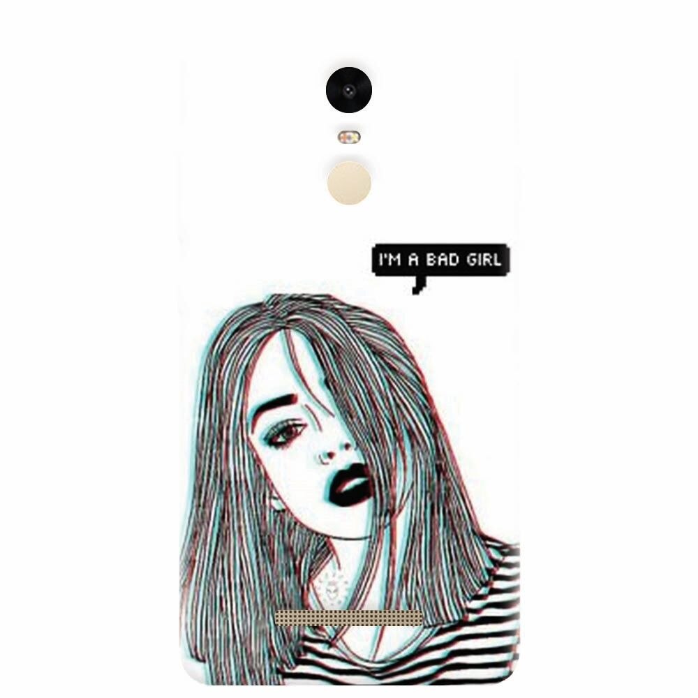 Husa silicon pentru Xiaomi Redmi Note 3, Im A Bad Girl