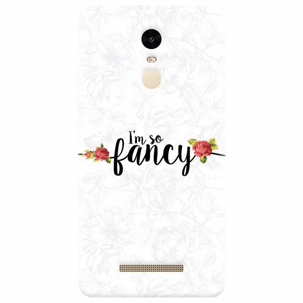 Husa silicon pentru Xiaomi Redmi Note 3, Im So Fancy Floral