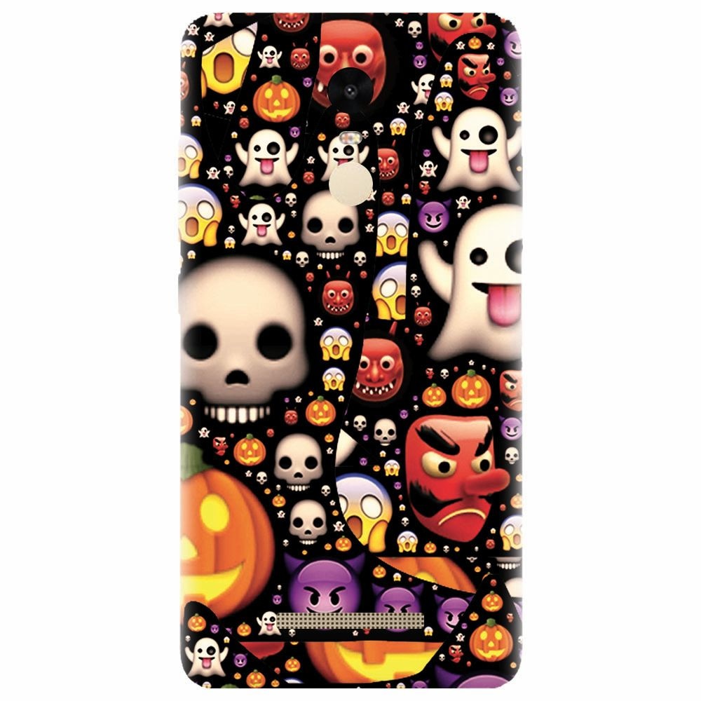 Husa silicon pentru Xiaomi Redmi Note 3, Emoji Mess