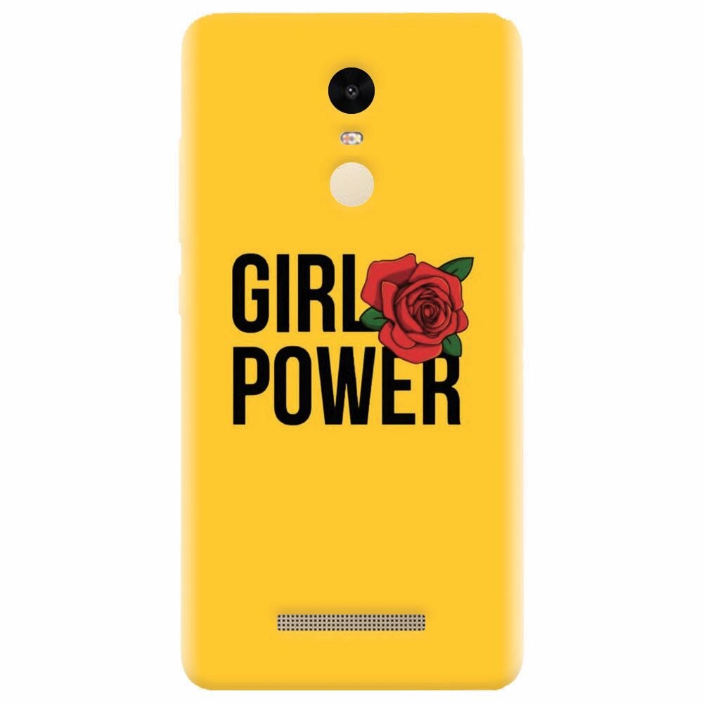 Husa silicon pentru Xiaomi Redmi Note 3, Girl Power