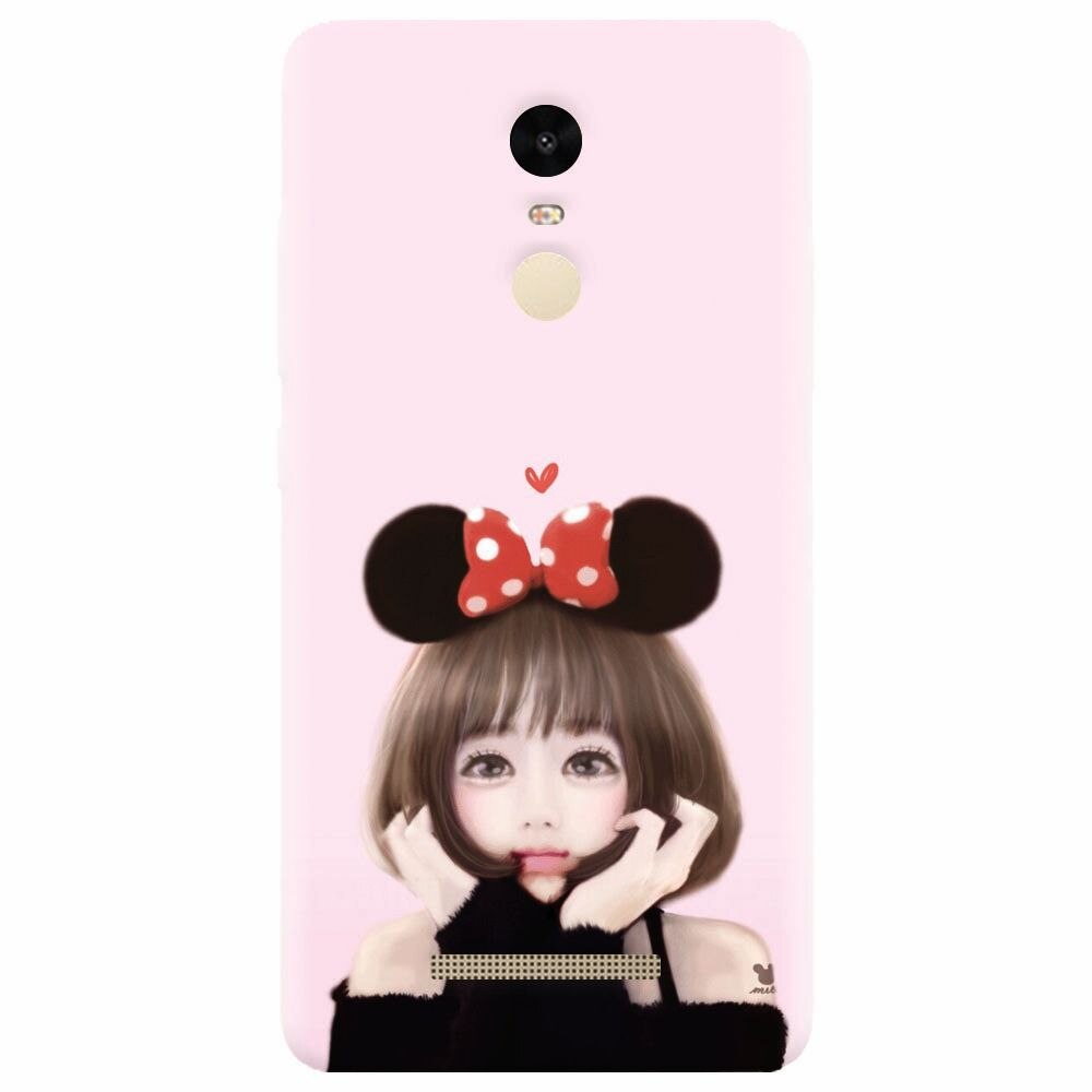 Husa silicon pentru Xiaomi Redmi Note 3, Girly 002