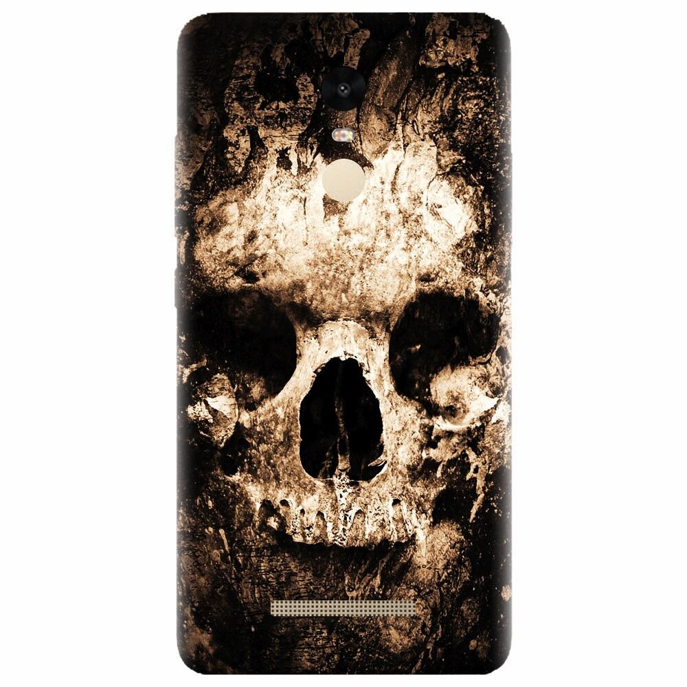 Husa silicon pentru Xiaomi Redmi Note 3, Zombie Skull