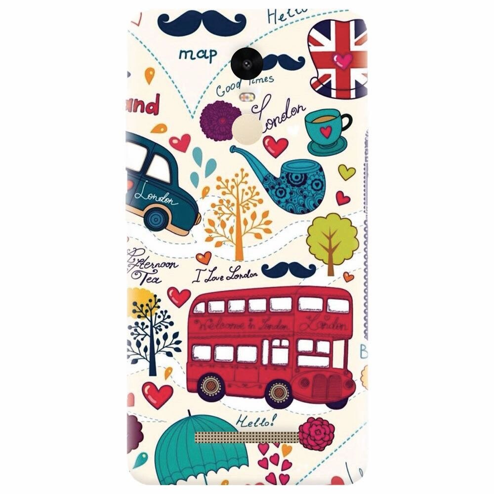 Husa silicon pentru Xiaomi Redmi Note 3, Welcome In London