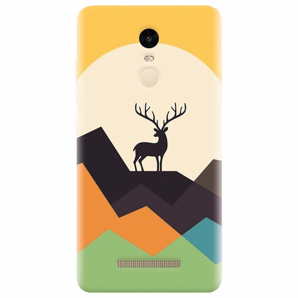 Husa silicon pentru Xiaomi Redmi Note 3, Abstract Deer