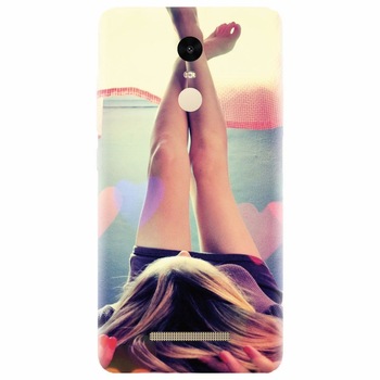 Husa silicon pentru Xiaomi Redmi Note 3, Relax Girl Husa silicon pentru Xiaomi Redmi Note 3, Relax Girl