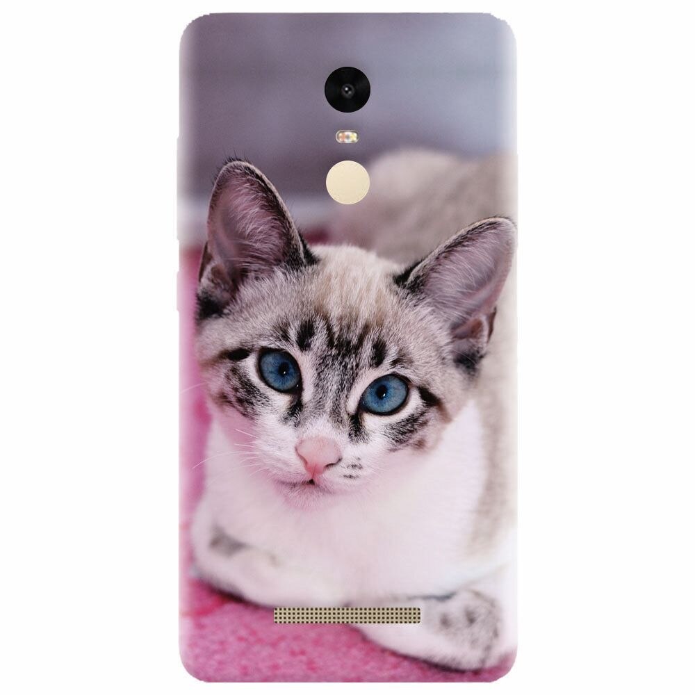 Husa silicon pentru Xiaomi Redmi Note 3, Siamese Kitty