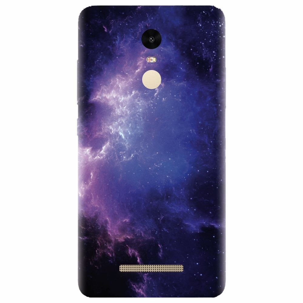 Husa silicon pentru Xiaomi Redmi Note 3, Purple Space Nebula