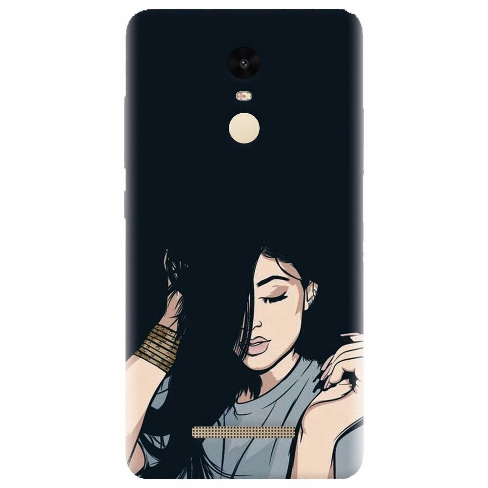 Husa silicon pentru Xiaomi Redmi Note 3, Simple Girl