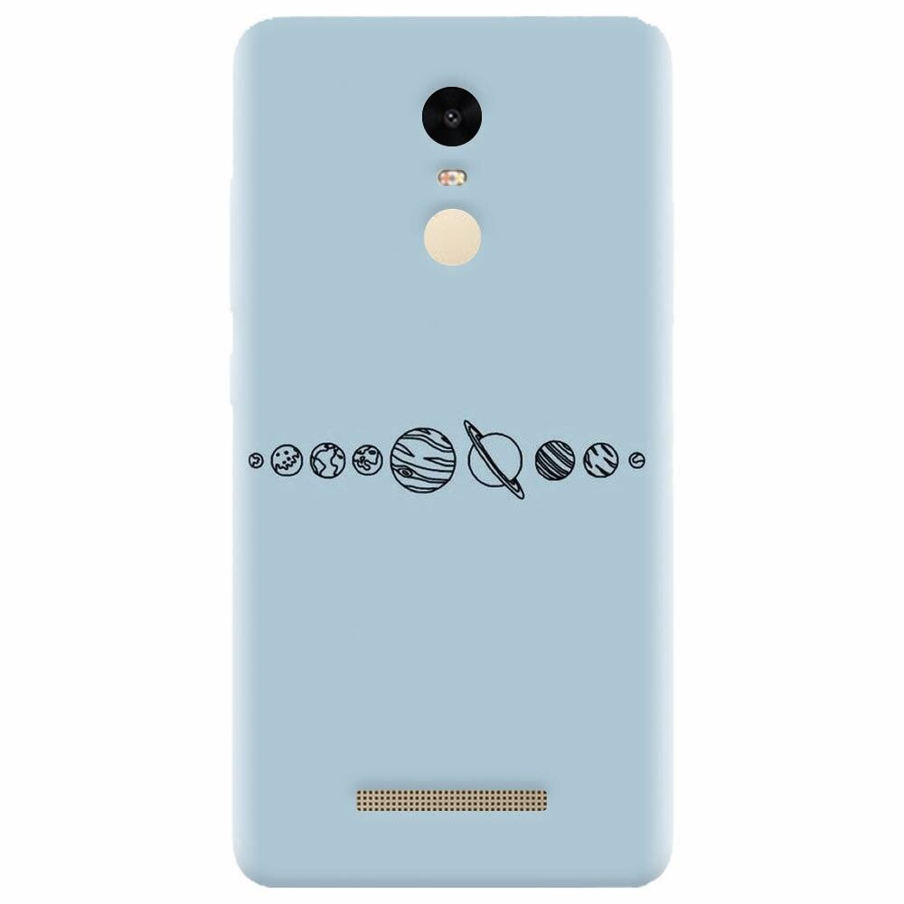 Husa silicon pentru Xiaomi Redmi Note 3, Planets