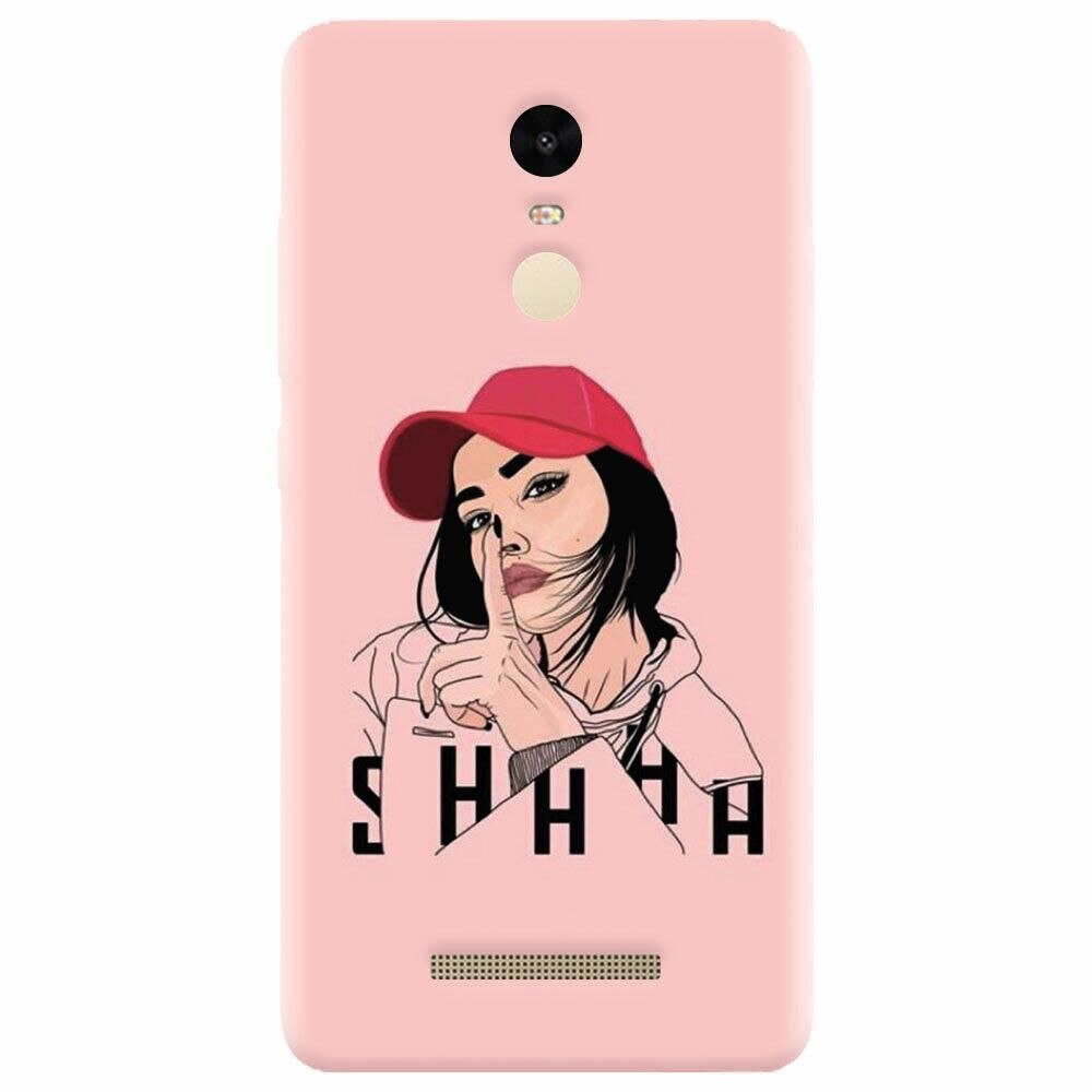 Husa silicon pentru Xiaomi Redmi Note 3, Shhh