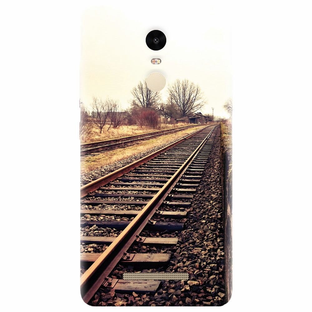 Husa silicon pentru Xiaomi Redmi Note 3, Railroad