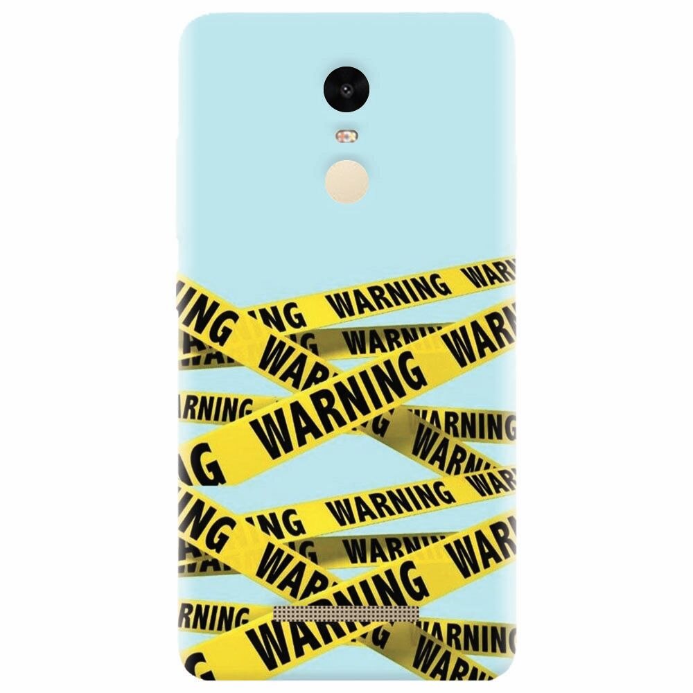 Husa silicon pentru Xiaomi Redmi Note 3, Warning