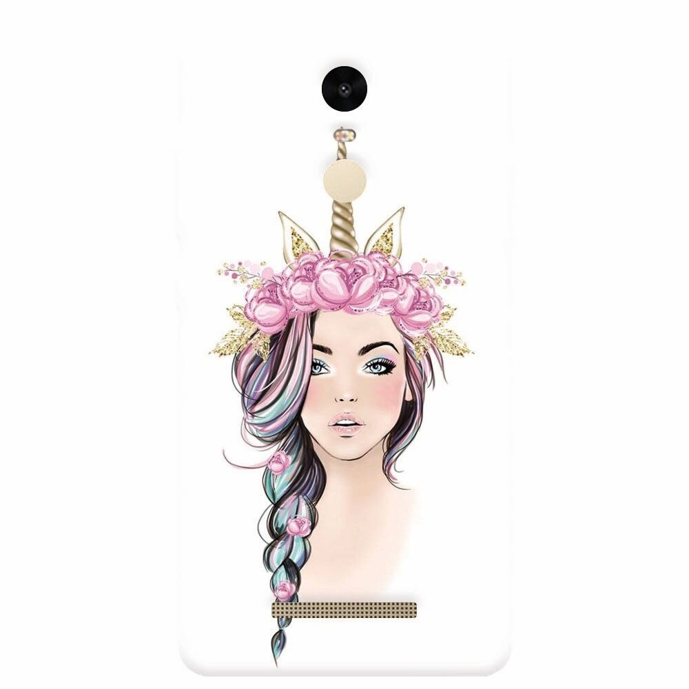 Husa silicon pentru Xiaomi Redmi Note 3, Unicorn Girl