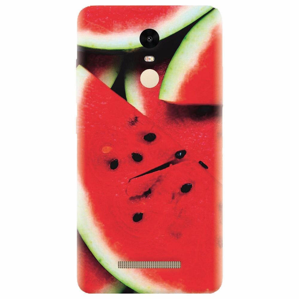 Husa silicon pentru Xiaomi Redmi Note 3, S Of Watermelon Slice