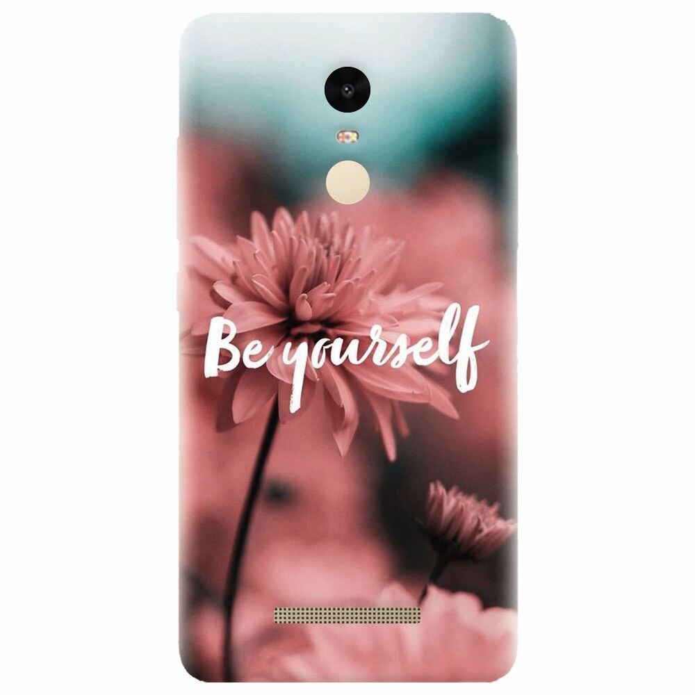 Husa silicon pentru Xiaomi Redmi Note 3, Be Yourself