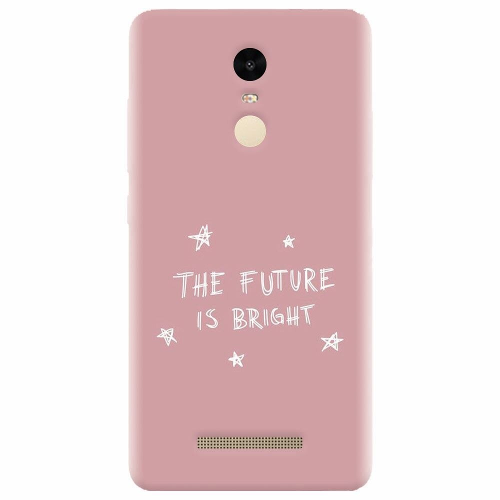 Husa silicon pentru Xiaomi Redmi Note 3, The Future Is Bright