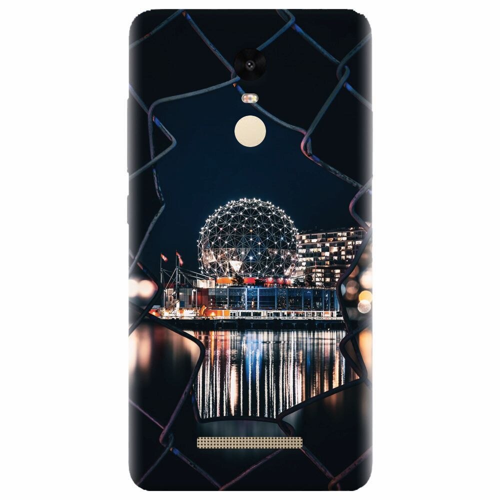 Husa silicon pentru Xiaomi Redmi Note 3, Abstract Architectural Design