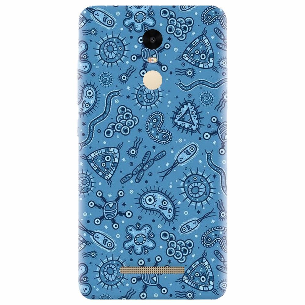 Husa silicon pentru Xiaomi Redmi Note 3, Bacteria