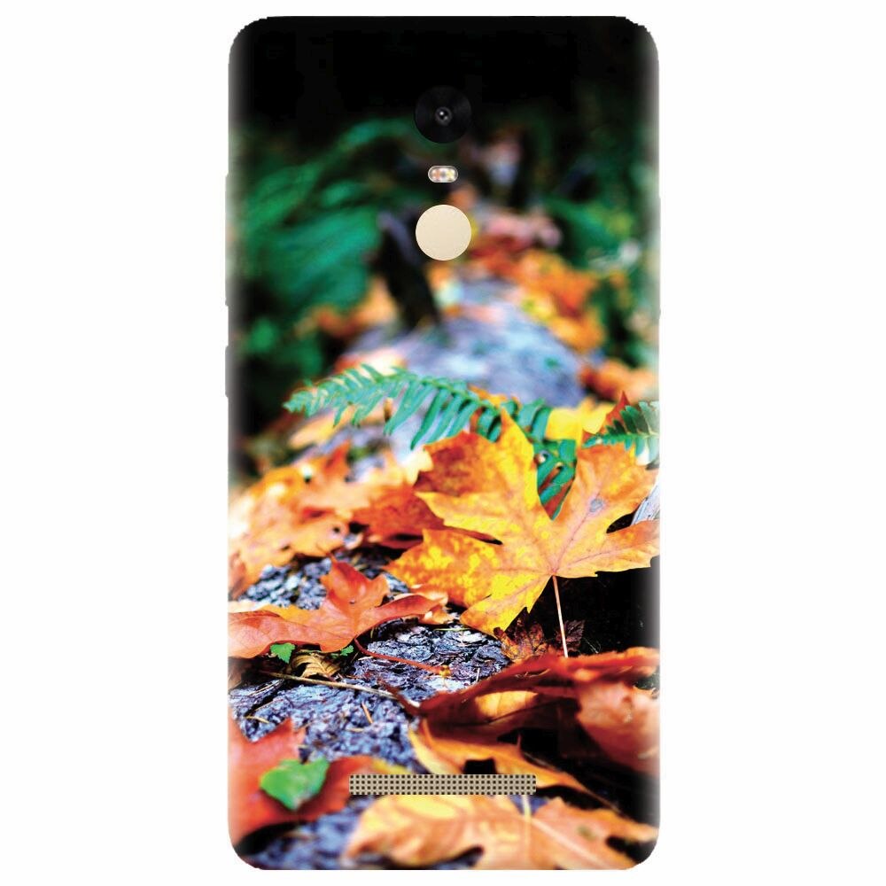 Husa silicon pentru Xiaomi Redmi Note 3, Autumn Leaves