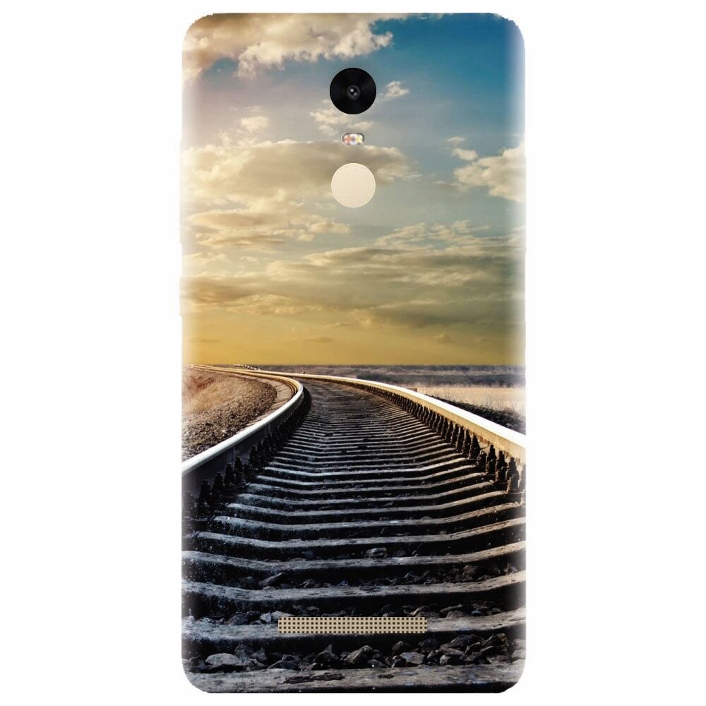 Husa silicon pentru Xiaomi Redmi Note 3, Railroad Horizon