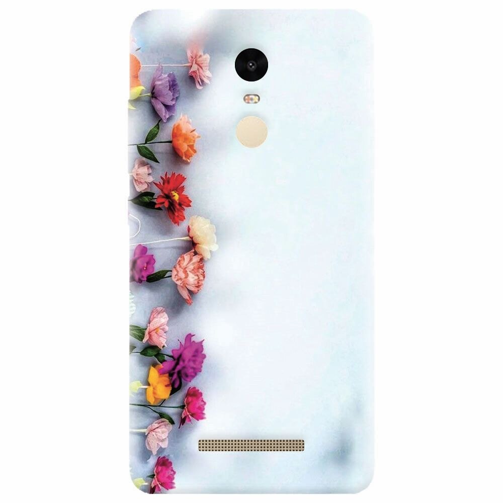 Husa silicon pentru Xiaomi Redmi Note 3, Flowers