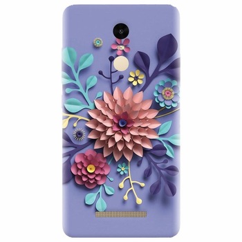 Husa silicon pentru Xiaomi Redmi Note 3, Flower Artwork Husa silicon pentru Xiaomi Redmi Note 3, Flower Artwork