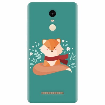 Husa silicon pentru Xiaomi Redmi Note 3, Winter Fox Husa silicon pentru Xiaomi Redmi Note 3, Winter Fox