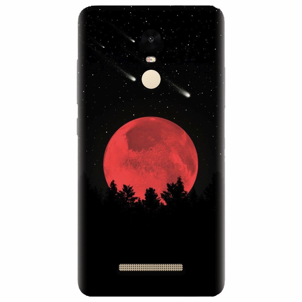 Husa silicon pentru Xiaomi Redmi Note 3, Blood Moon