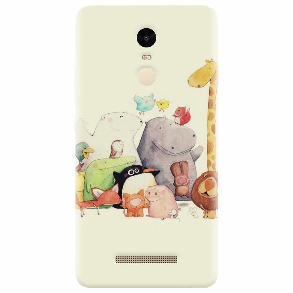 Husa silicon pentru Xiaomi Redmi Note 3, Cute Cartoon Animals